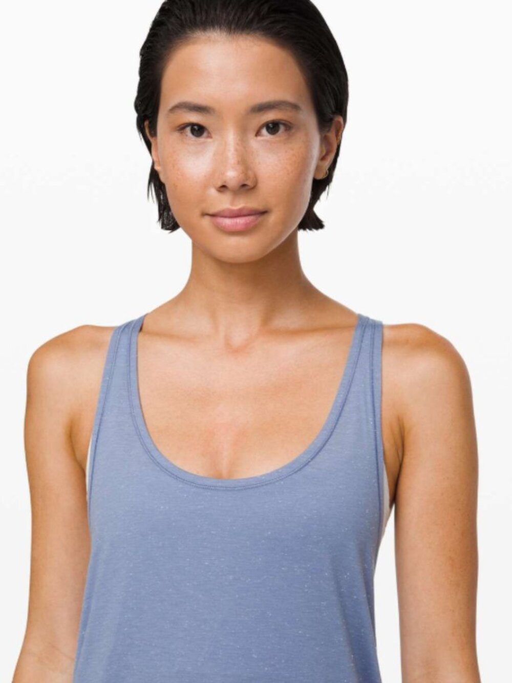Lululemon Tied in Energy 2-in-1 Tank Tempest Blue Size 4 NWT